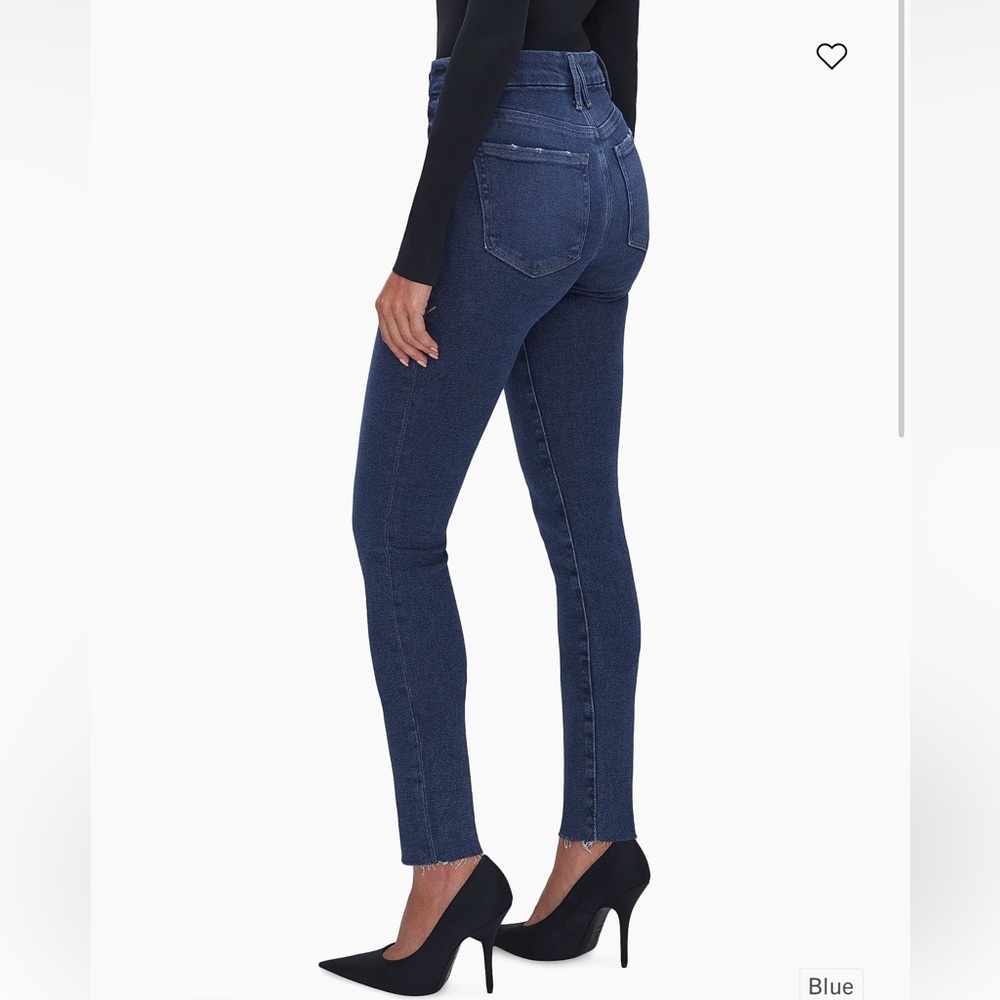 Good american Good Legs Skinny Jeans, Raw Hem